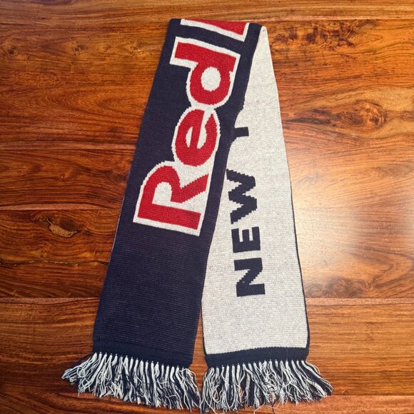 New York Red Bulls Fan Scarf – Bold Logo – MLS Supporter Gear – Fringed Ends - Picture 2 of 10